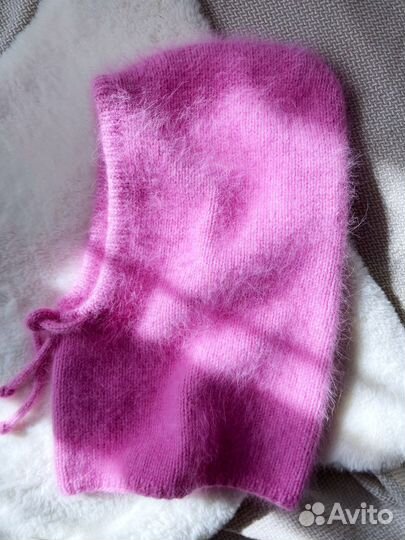 Капор женский вязаный