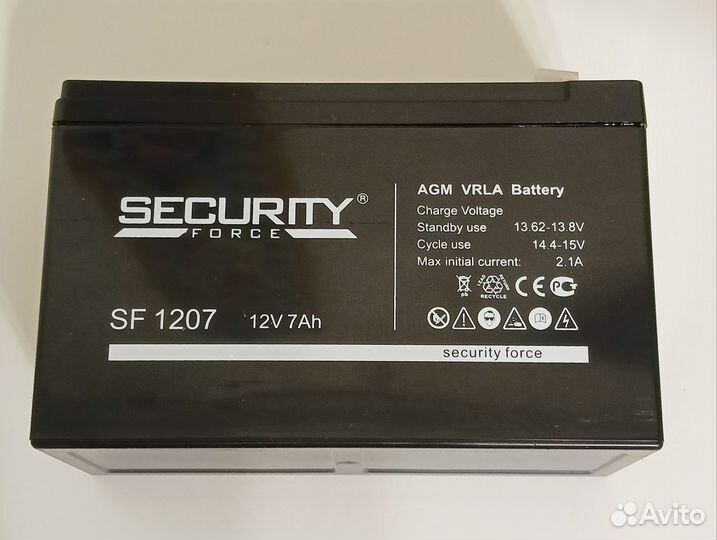 Аккумулятор Security force SF1207