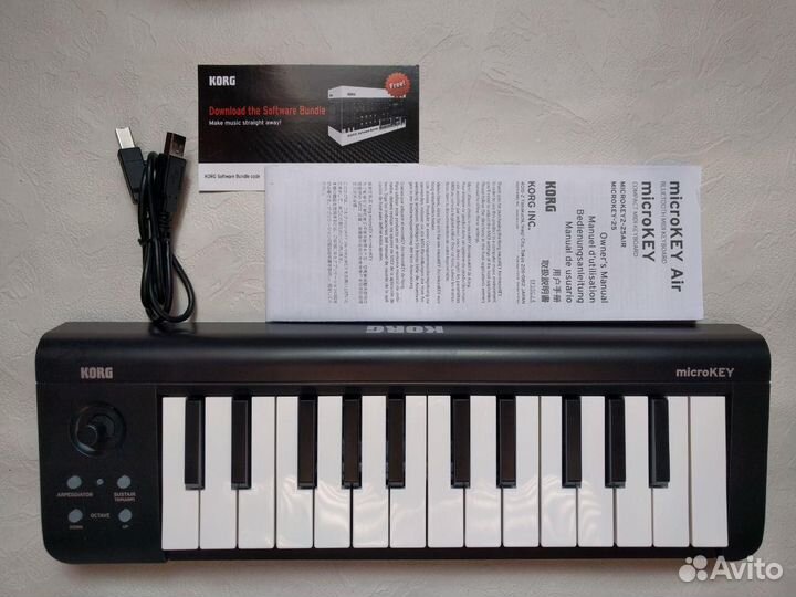 Клавишный midi-контроллер korg microKEY 25