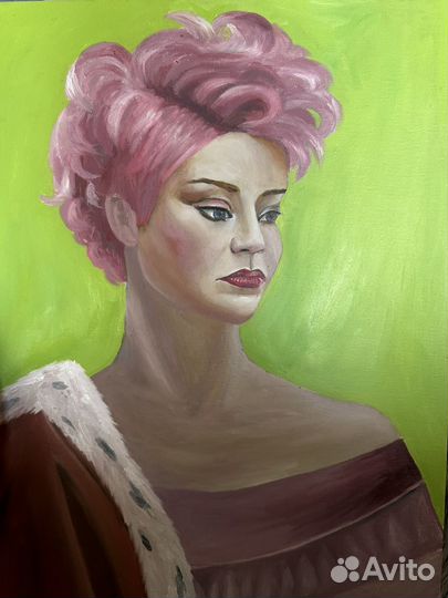 Картина маслом портрет