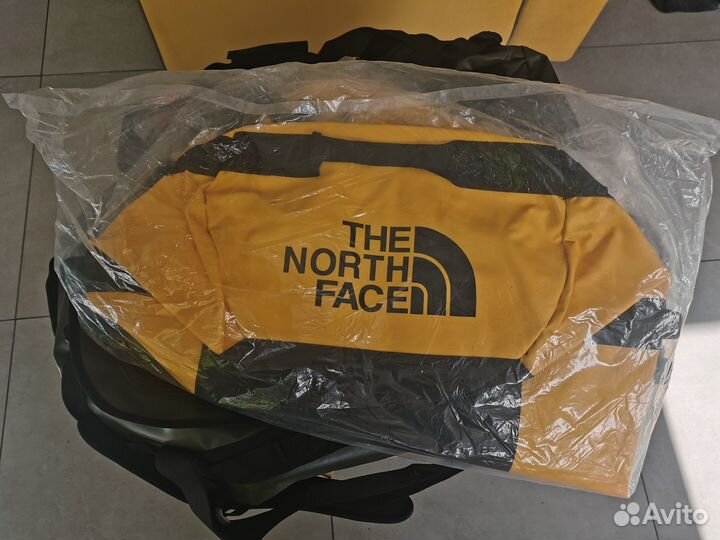 Баул The North Face L, 80 л, желтый