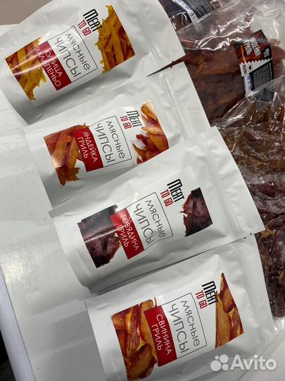 Вяленое мясо, чипсы мясные от производителя по опт