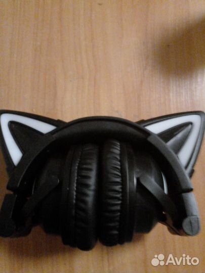 Беспроводные наушники(с кошачьими ушами)