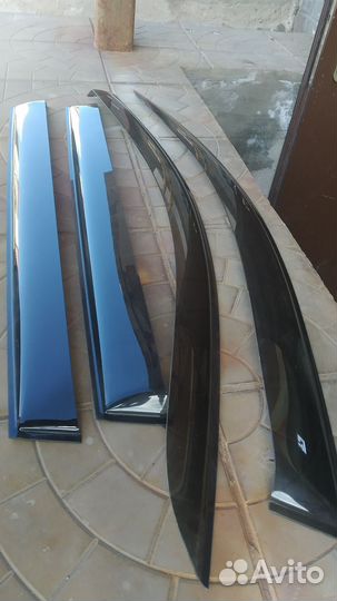 Дефлекторы окон (ветровики) Skoda Octavia A5 Combi