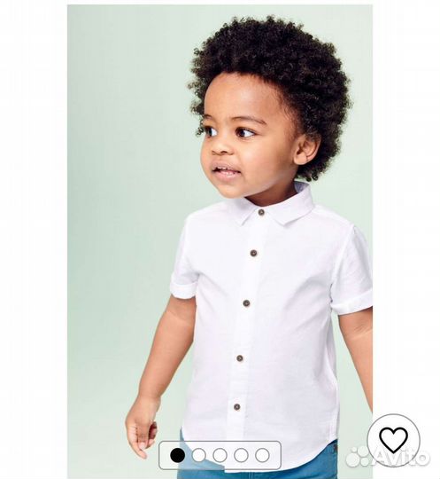 Рубашка из смеси льна Next