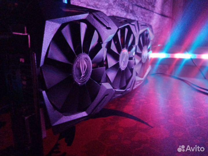 Видеокарта Gtx 1080 asus rog strix