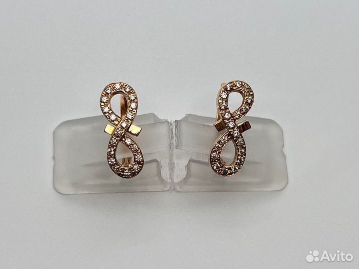 Золотые серьги 585 пробы