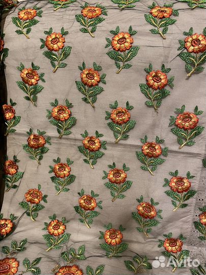 Отрез винтажного гипюра, ГДР