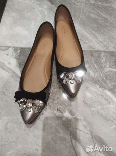 Балетки кожаные 39 размер