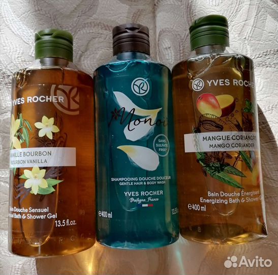 Гель для душа, молочко для тела Ив Роше