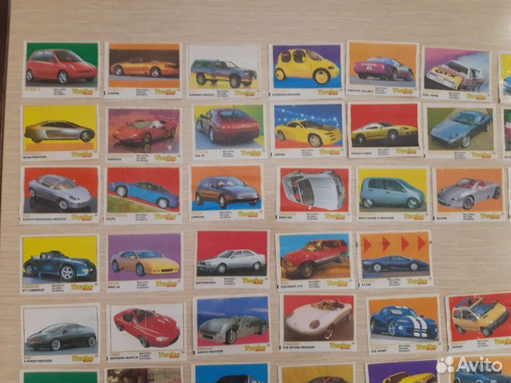 Вкладыши от жвачек Turbo