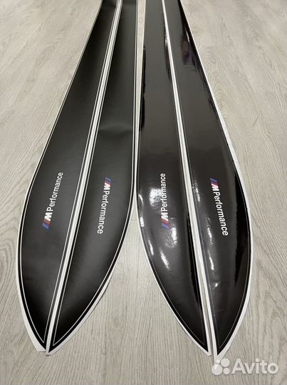 Наклейки на пороги m performance f30 мат и глянец