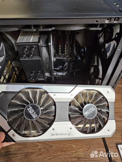 Видеокарта GeForce 1070ti Palit 8/256 в отличном