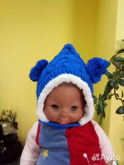 Шапки Девочковые Зимние.новые