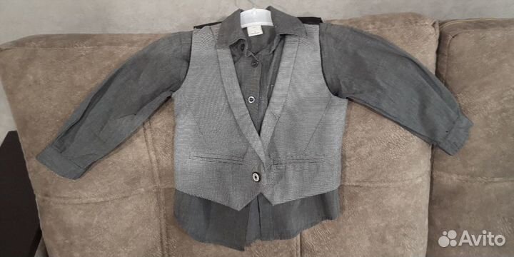 Рубашки+жилетка (3-4года)