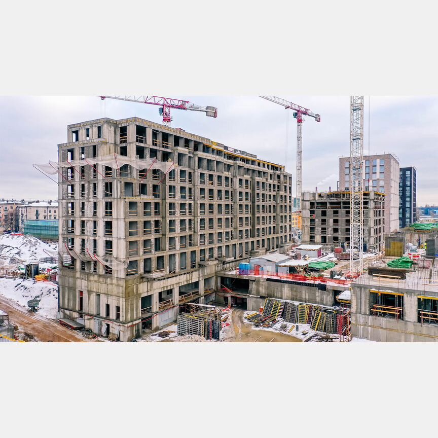 2-к. квартира, 65,6 м², 2/6 эт.