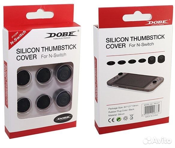 Накладки на Стики для Switch Joy-Сon 6 шт Dobe