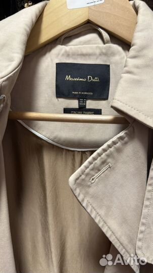 Massimo dutti тренч