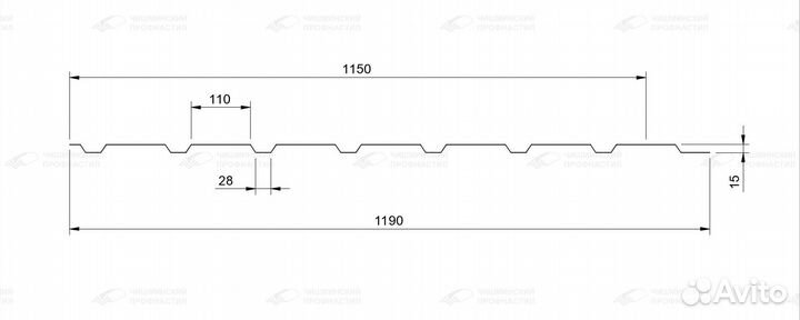 Профнастил CC-15
