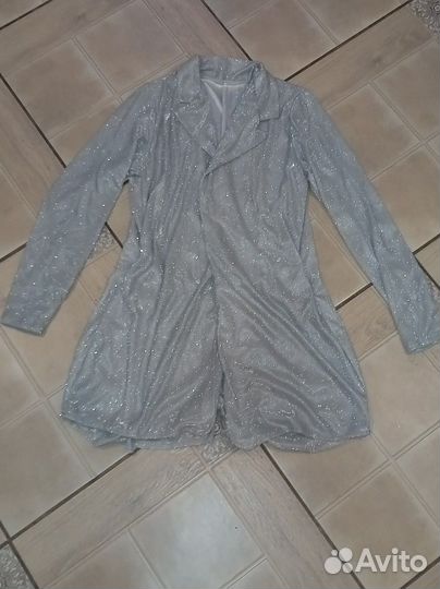 Платье комбинезон блестящее