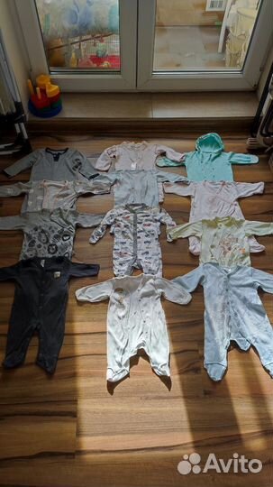 Детские вещи пакетом от 0 до 3 месяцев