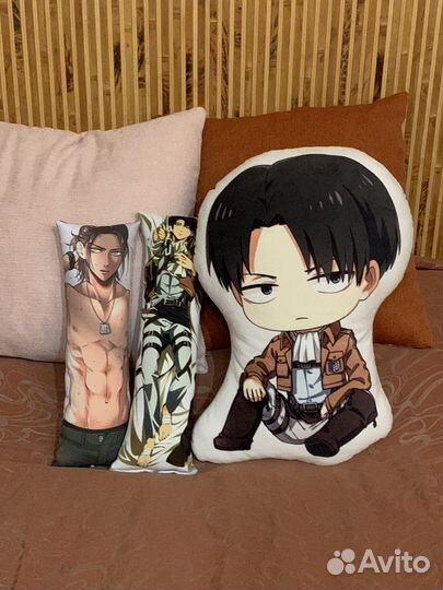 Аниме подушки дакимакуры игрушки атака титанов, L