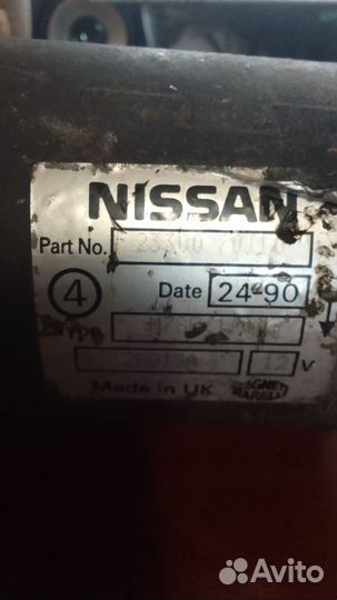 Стартер nissan примера р 10