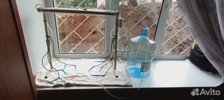 Автоматическая система полива на стойке