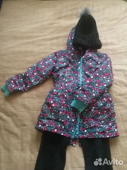 Костюм, куртка, шапка