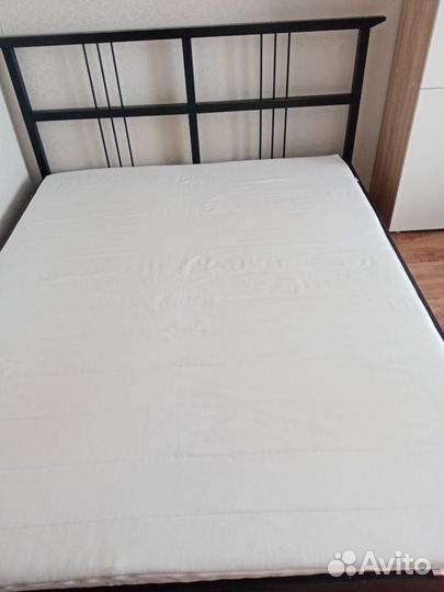 Кровать двухспальная с матрасом 160 200 IKEA