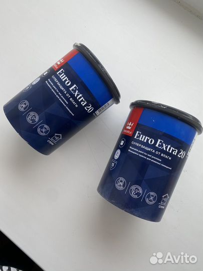 Краска tikkurila euro extra 20