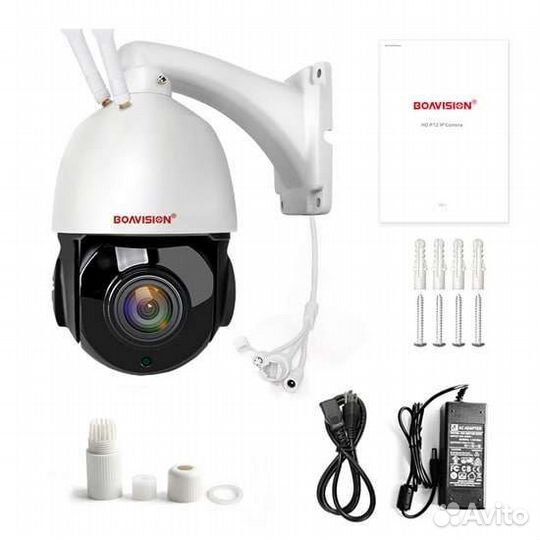 IP камера 5мп 30X зум Wi-Fi PTZ AI отслеживание