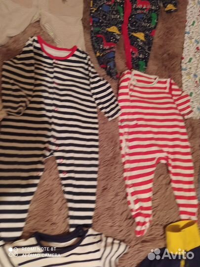 Вещи пакетом на мальчика от 6 мес до 1 года