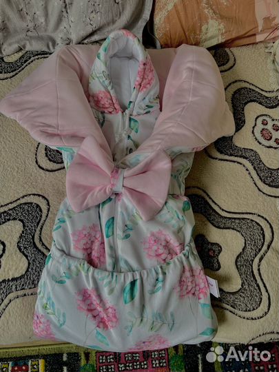 Комплект на выписку для девочки зима