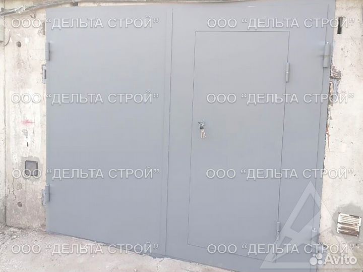 Ворота распашные двустворчатые 2040х2540мм