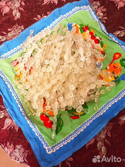 Висюльки пластиковые от советской лампы