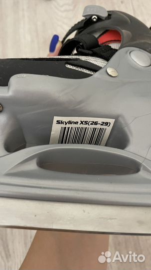 Коньки раздвижные 26 29