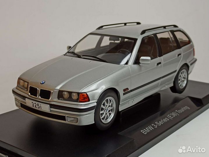 Bmw 320i E36 Touring Silver 1:18 MCG
