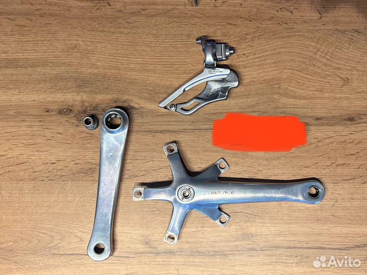 Шатуны dura ace 175 переклюк ultegra triple