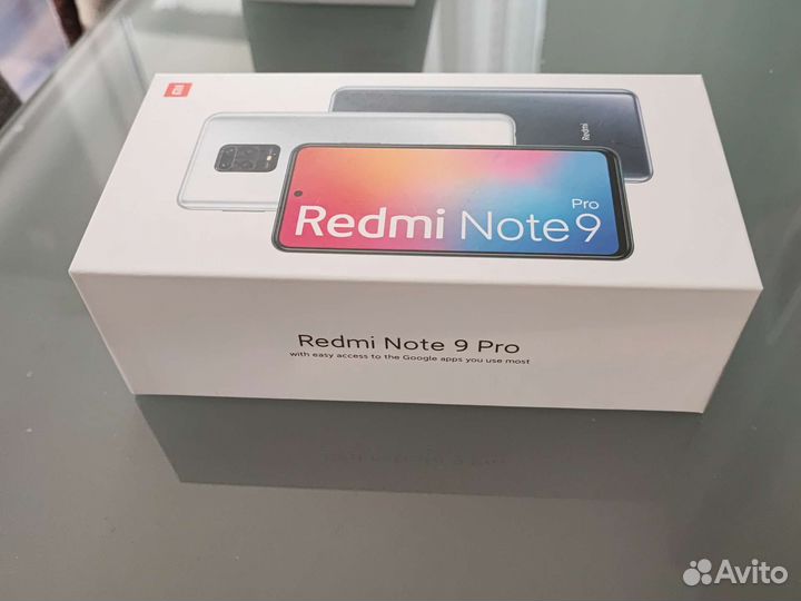 Коробка Xiaomi Redmi Note 9 pro