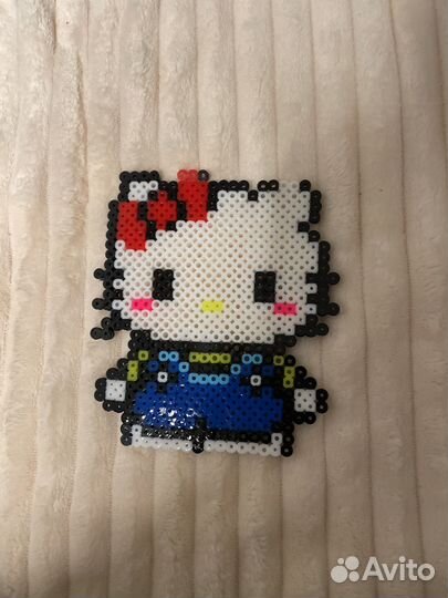 Это термо мазайка - Hello kitty (поделка)