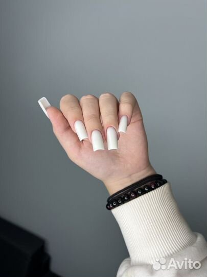 Маникюр наращивание гель