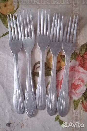 Столовые приборы алюминий СССР