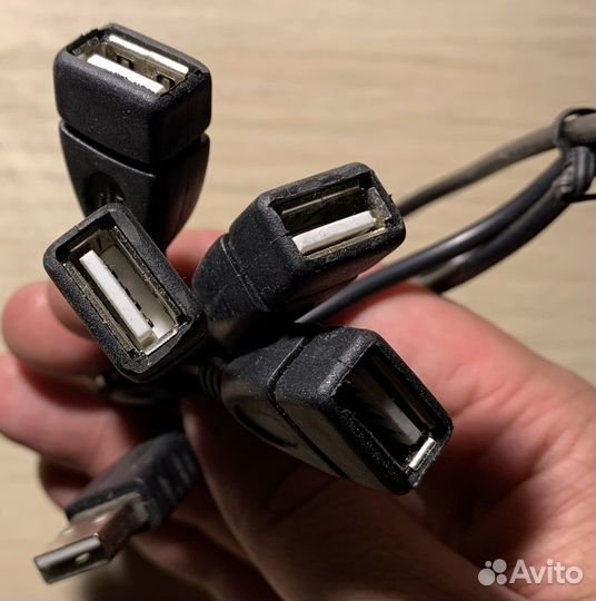 USB хаб осьминог (4 порта)