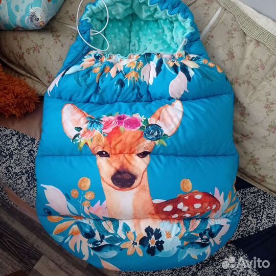 Конверт на выписку зимний. Очень тёплый