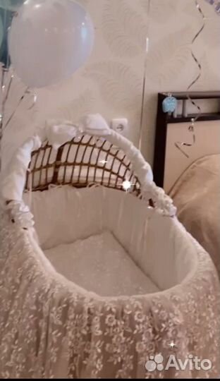 Люлька колыбель плетеная