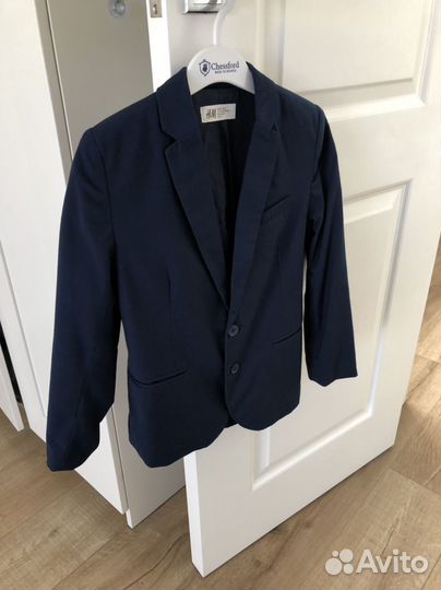 Школьный костюм для мальчика 122 синий H&M