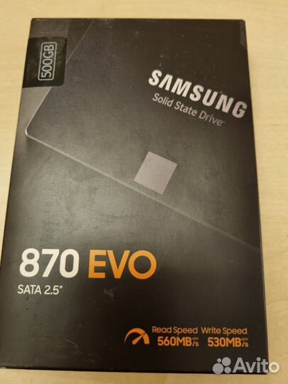 SSD Samsung 870 evo 500gb