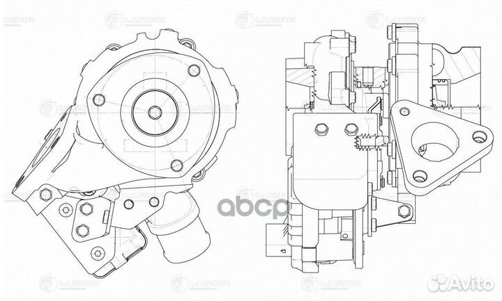 Турбина ford transit 11- 2.2D тип GTB1749V LAT1013