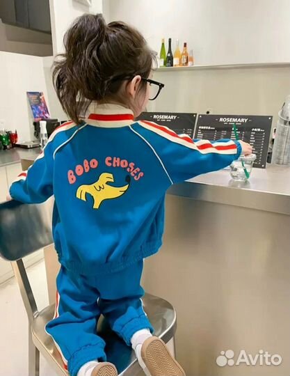 Детский костюм спортивный с лампасами